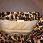 Main Strip Leopard Print Velvet Mini Skirt Photo 2