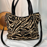 Antonio Melani Tote Laptop Tablet Travel Bag Purse Animal Print Photo 0
