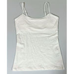 Sonoma SO White Shelf-Bra Cami Camisole Tank Top Shirt Size S 🤍 Photo 1