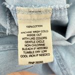 Per Se Button Up Sleeveless Chambray Shirt 100% Cotton, Size Small Photo 6