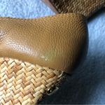 BCBGMAXAZRIA Authentic Leather wedge. US 8.5. UK 39.5.Color: Brownish Orange Photo 5