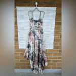 SUKISO WOMEN'S JULIET HIGH TO LOW DRESS EARTH TIE Photo 9