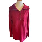 Eddie Bauer Red Half Zip Long Sleeve Sweater XL Photo 1