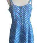Forever 21 -BLUE WITH WHITE POLKA DOTS DRESS Photo 0