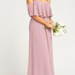 Show Me Your Mumu NWT Caitlin ruffle maxi dress in antique rose SMALL Photo 0