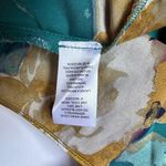 Nicole Miller Mini Dress | Floral Satin | Women’s Small | Long Sleeve | Wrap Photo 4