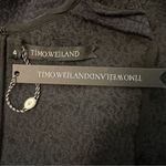 Timo Weiland Jaquared print Navy Sleeveless dress NWT size 4 Blue Photo 5