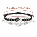 2pcs Dragon totem tai chi couple‎ bracelets for best friends or couples White Photo 7