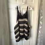 ZARA Striped Knit oversized baggy vest cotton women size S Photo 3
