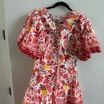 Farm Rio  Romantic Orchard Tiered Midi-Dress | Size Small Photo 3
