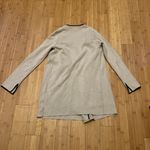 ZARA Cream Cardigan with Black Trim Photo 1