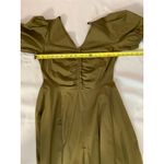 LOVE THE LABEL SYDNEY‎ OLIVE DRESS $355 SIZE MEDIUM Green Photo 5
