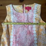 Lilly Pulitzer Women's Pink Orange Jubilee Tenley Sleeveless Cotton Dress Sz 2 Photo 5