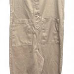 NWT JungMaven hemp canvas Button Front Jumpsuit XS Tan Photo 7