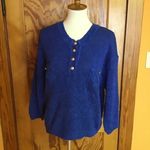 Vintage 90s bright blue sweater Size L Photo 7