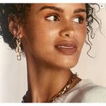 Eddie Borgo Supra Link Collar Necklace & Earrings Set New Gold Vermeil Photo 6