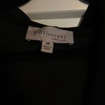 Philosophy  Pullover Drawstring Black Hoodie  Photo 1