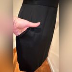 CLOTHES By Sara Sturgeon Fancy Black Zipper On Side Skirt Deep Pockets SZ 2 Photo 2