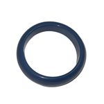 Mid Century Asymmetrical Blue Lucite Bangle Bracelet Women’s Costume Jewelry Vin Blue Photo 2