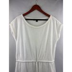 Boston Proper Womens White Terry Cloth Short Sleeve Dress Size S Photo 0