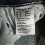 American Eagle Super High Rise Flare Jeans 14 Reg split hem Cloudy blue wash Photo 11