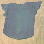 Sim & Sam Blue button down tie short sleeve  sz S beachy resort vacation casual Photo 7