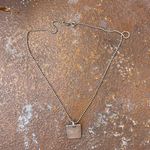 Brandy Melville Silver chain “trust” necklace Photo 2