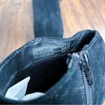 Vionic • Faros Fringed Bootie ankle boot black suede heeled studded orthotic Photo 7