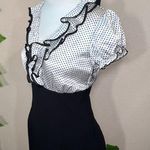 Iz Byer Y2K Vintage Polkadot Ruffle Dress Photo 12