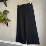 Old Navy High Rise Pixie Wide Leg Comfort Waist Stretch Pants Black Medium Work Photo 3