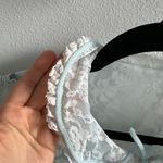 1960s Vintage Lisette Seafoam Blue Sheer Peignoir Robe and Dress Size XS Photo 4