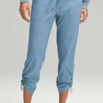 Lululemon [] Utility Blue Dance Studio Mid-Rise Cropped Pants Workout Swift Sz 4 Photo 0