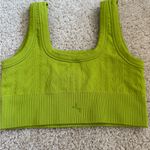 JoyLab  Green Cable Knit Sports Bra Photo 1