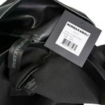 Norma Kamali  Faux Leather Straight Skirt, Black, XS Photo 13