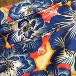 STYLUS Tropical Floral Print Shorts Size 10 Blue Photo 5