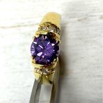 Sterling Silver Looks like 14K! , gold overlay ring 💜 Photo 1