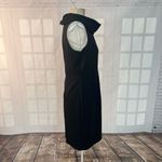 Inc international concept black sleeveless cowl neck sheath dress size 8 Photo 3