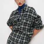 ZARA  Plaid Tweed‎ Mini Skirt Sz Sm Photo 0