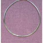 MEGA Omega 4mm Necklace in Sterling Vermeil Silver 16" New Womens Photo 3