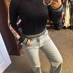 Tommy Hilfiger Cropped Crewneck Logo Sweater Photo 0