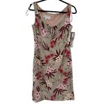 Donna Ricco NWT Y2K Babydoll Sleeveless Floral Linen Blend Dress Sz 8P Feminine Photo 9