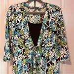 Apt. 9 Floral Print Women's Dress - Green, Blue, Brown Photo 2
