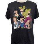 Disney NWT Dark Gray  Princess Crewneck Babydoll Tee T-Shirt Top New Ariel Belle Photo 0