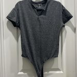 Gymshark  Power Down Gray Thong Bodysuit Grey Sz S Photo 1