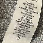 Elie Tahari NWT Elie Tahari Coat Wallace Plaid Wrap CATHEDRAL GREY SIZE M- Photo 5