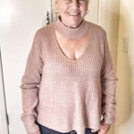 Polly & Esther - Polly and Ester cutout sweater dusty pink s M Photo 0