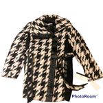 KC Collections Women's Peacoat houndstooth Black & White size M Size M Photo 1
