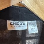 Chico's Chico’s Travelers Black 3/4 Sleeve Jacket & Maxi Skirt Set Size 8 Medium (1) Photo 2