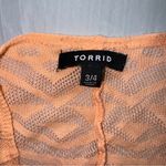 Torrid ‎ Peach Sheer Kimono Cardigan Photo 1