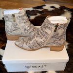 Beast Fashion  - Studded Snakeskin Ankle Boots Photo 6